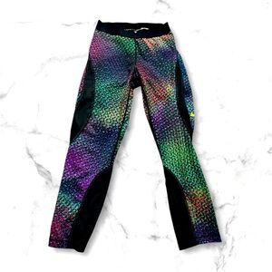 Nike Pro Hypercool Mesh and Colorful Pattern Leggings